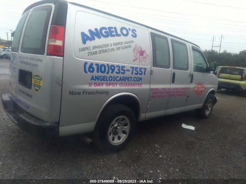 2013 CHEVROLET EXPRESS CARGO VAN - 1GCSGAFX6D1127317