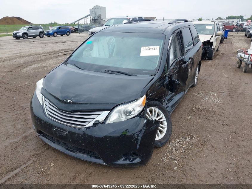 2015 TOYOTA SIENNA XLE/LIMITED - 5TDYK3DC6FS683170