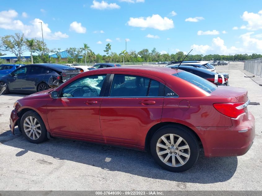 2013 CHRYSLER 200 TOURING - 1C3CCBBG8DN527162