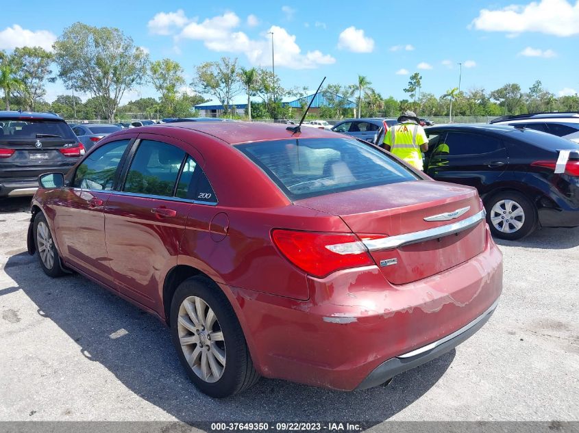 2013 CHRYSLER 200 TOURING - 1C3CCBBG8DN527162