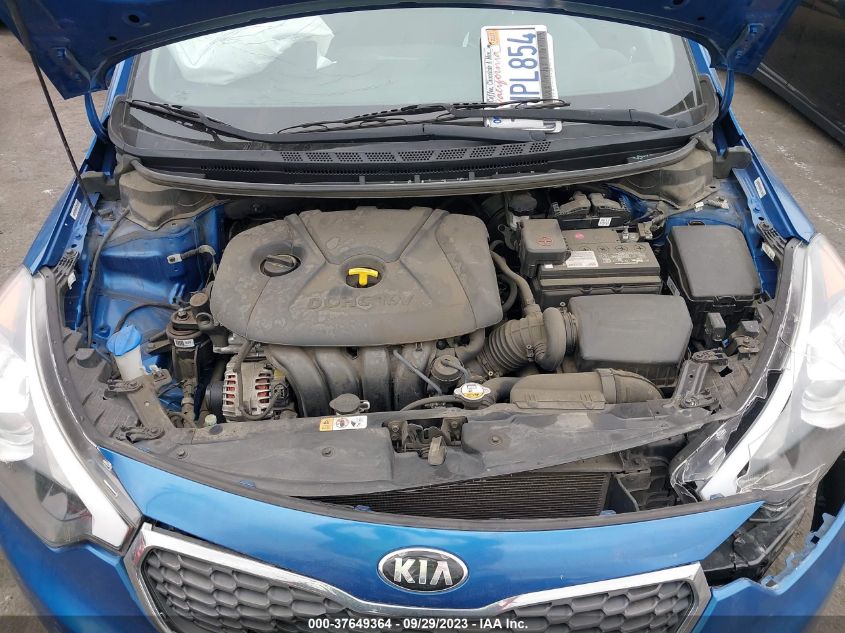 2015 KIA FORTE LX - KNAFX4A65F5284427