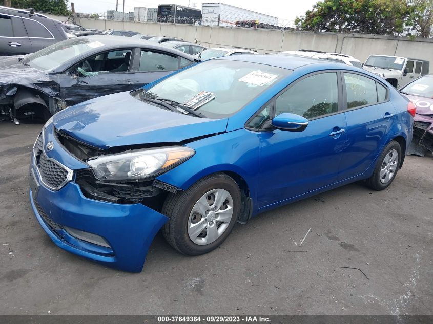 2015 KIA FORTE LX - KNAFX4A65F5284427