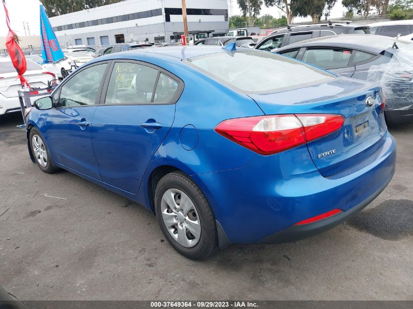 2015 KIA FORTE LX - KNAFX4A65F5284427