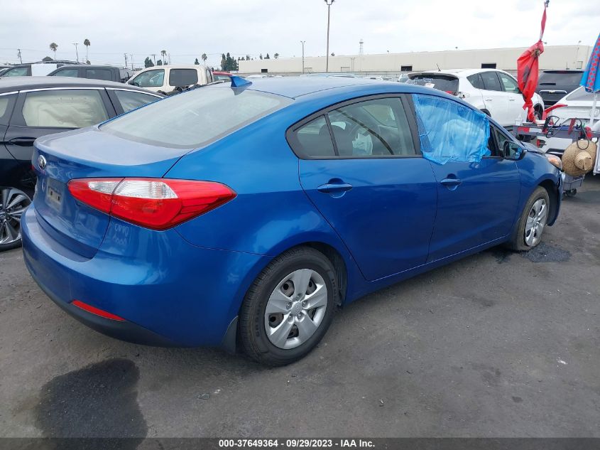 2015 KIA FORTE LX - KNAFX4A65F5284427