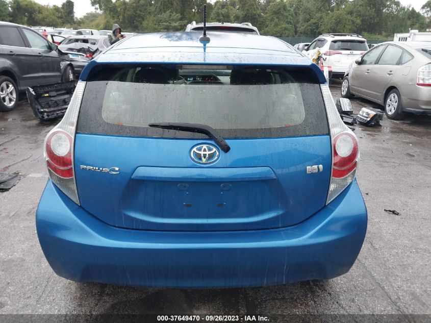 2014 TOYOTA PRIUS C ONE/THREE/TWO/FOUR - JTDKDTB39E1074976