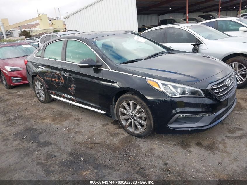 2016 HYUNDAI SONATA 2.4L LIMITED - 5NPE34AF6GH305393