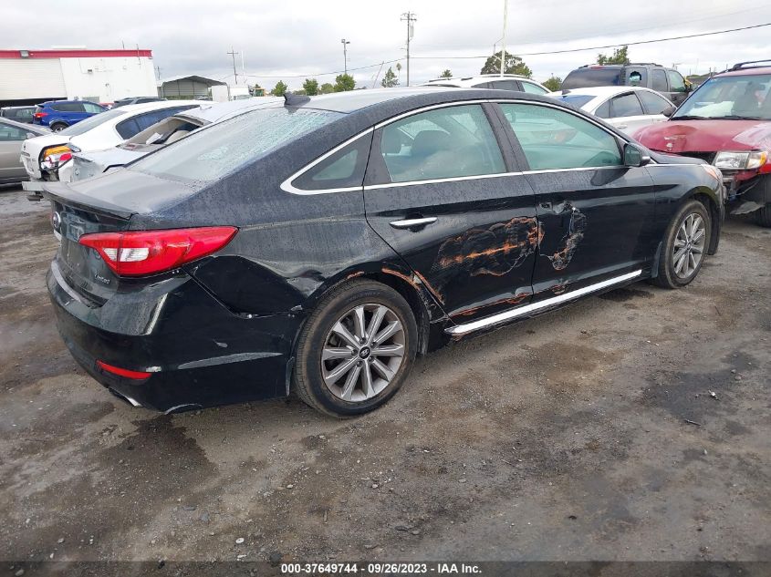 2016 HYUNDAI SONATA 2.4L LIMITED - 5NPE34AF6GH305393