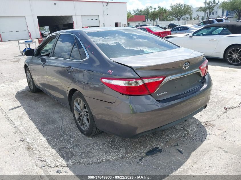 2015 TOYOTA CAMRY XLE/SE/LE/XSE - 4T1BF1FK3FU493952