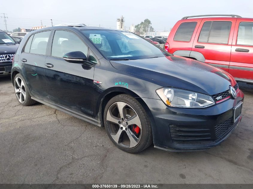 VIN 3VW4T7AU1GM062854 2016 VOLKSWAGEN GTI no.1