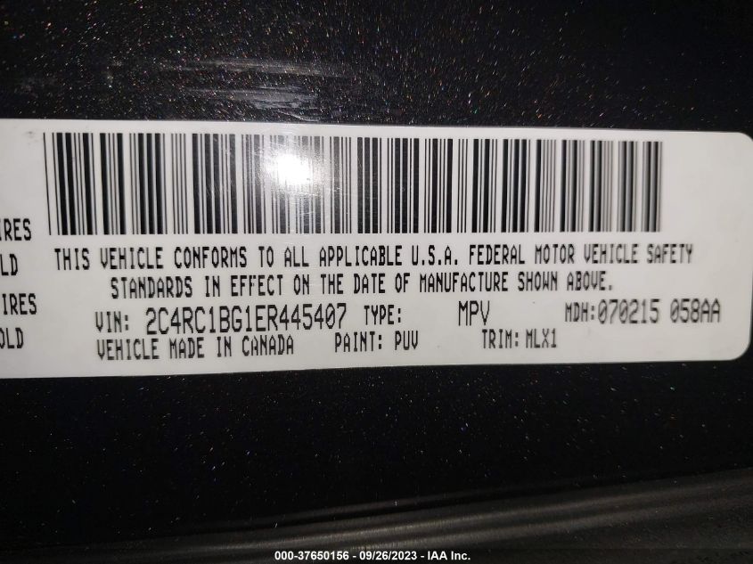 2014 CHRYSLER TOWN & COUNTRY TOURING - 2C4RC1BG1ER445407