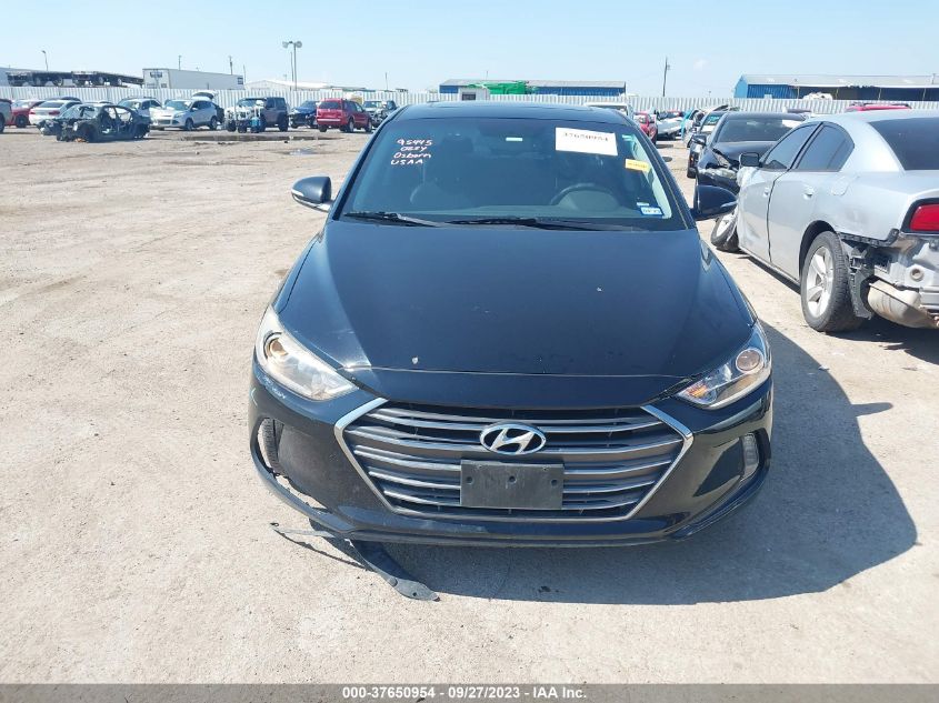 2017 HYUNDAI ELANTRA LIMITED - KMHD84LF1HU065781