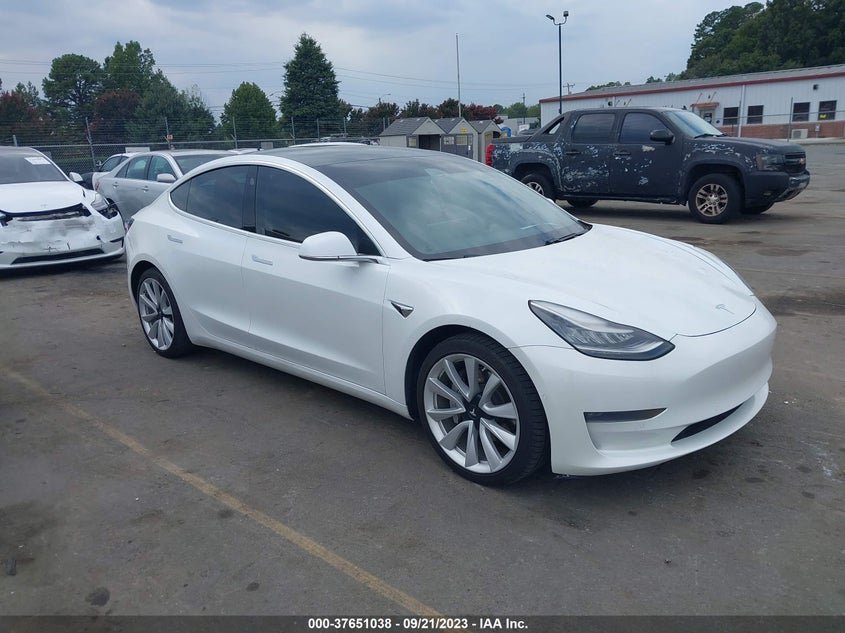 VIN 5YJ3E1EBXLF783137 2020 TESLA MODEL 3 LONG RANGE