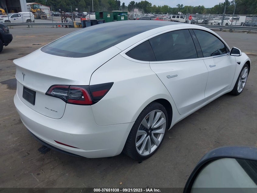 VIN 5YJ3E1EBXLF783137 2020 TESLA MODEL 3 LONG RANGE