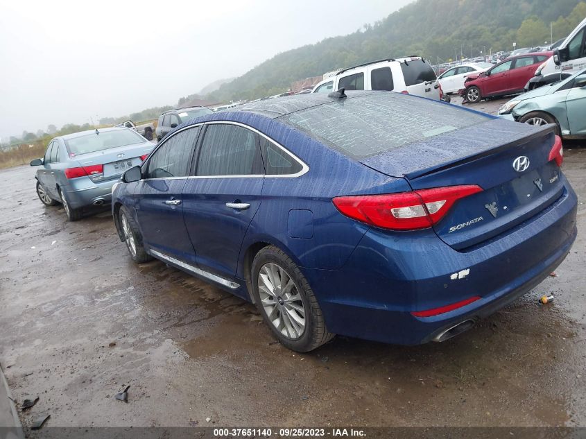 2015 HYUNDAI SONATA 2.4L LIMITED - 5NPE34AF7FH048971