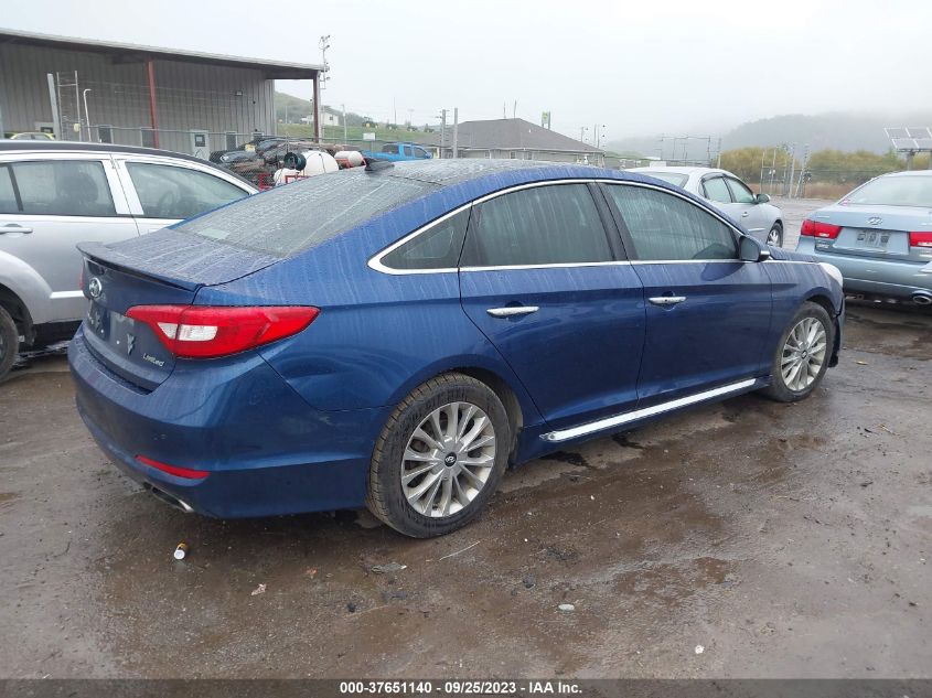 2015 HYUNDAI SONATA 2.4L LIMITED - 5NPE34AF7FH048971