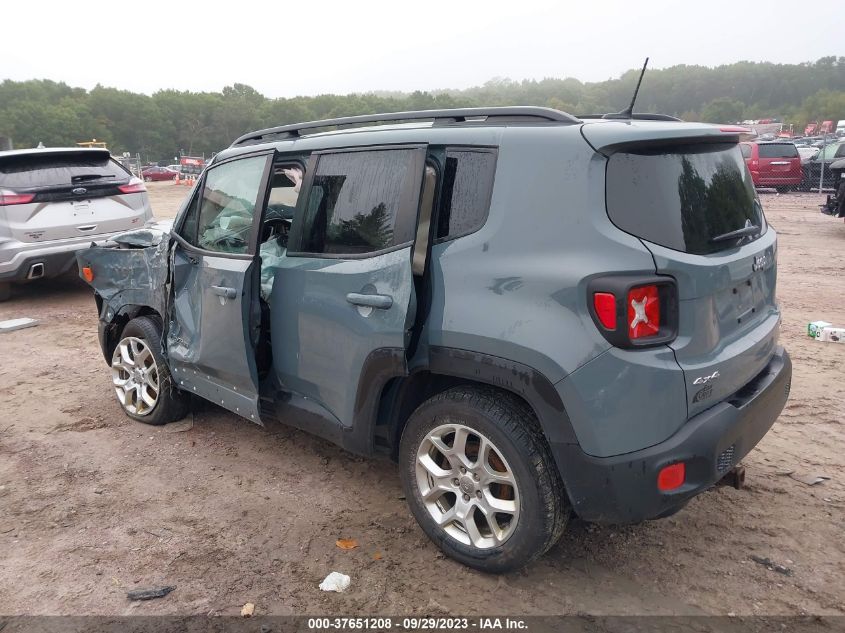 2017 JEEP RENEGADE LATITUDE - ZACCJBBB4HPF03721