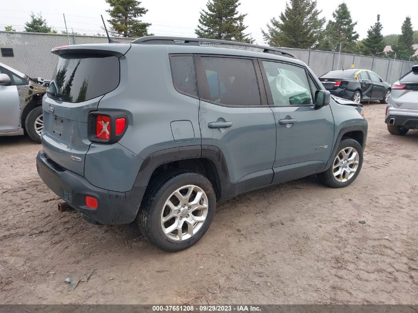 2017 JEEP RENEGADE LATITUDE - ZACCJBBB4HPF03721