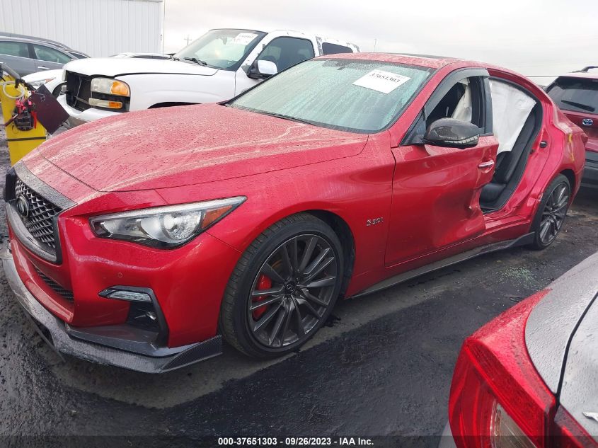 JN1FV7AP2KM760798 Infiniti Q50 RED SPORT 400 2