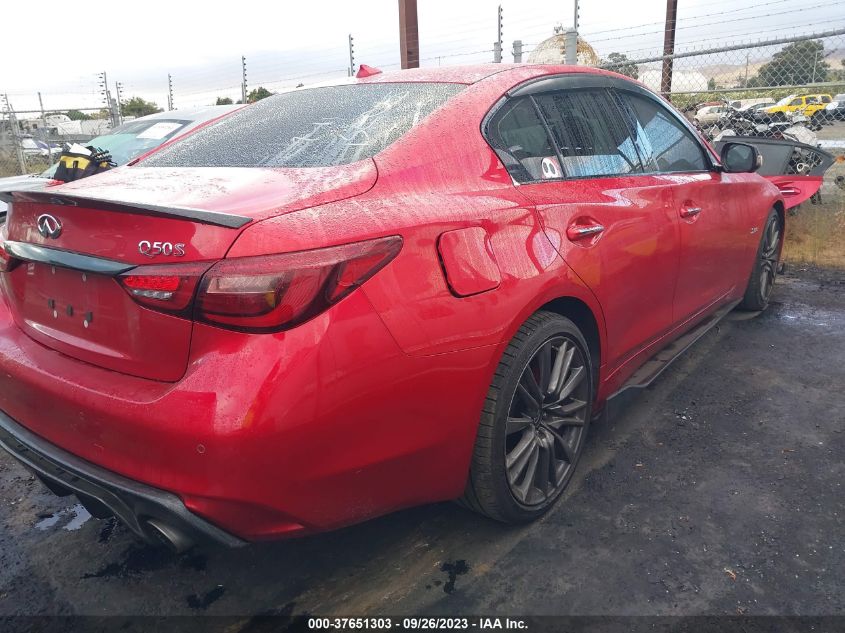 JN1FV7AP2KM760798 Infiniti Q50 RED SPORT 400 4