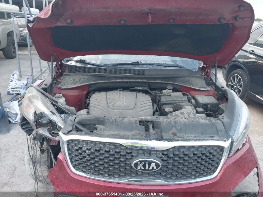 2017 KIA SORENTO LX V6 - 5XYPG4A52HG216000