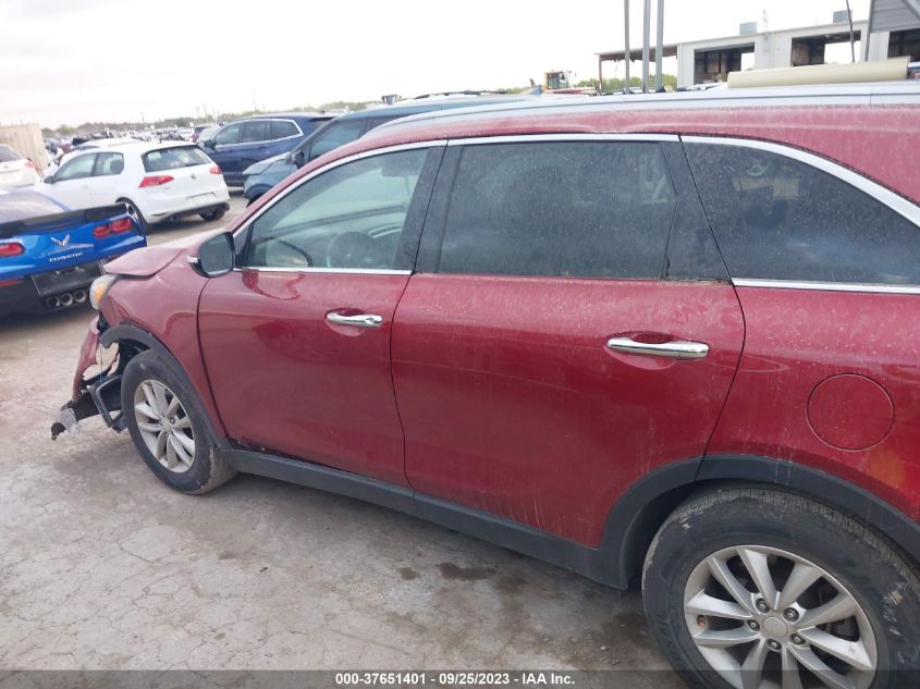 2017 KIA SORENTO LX V6 - 5XYPG4A52HG216000