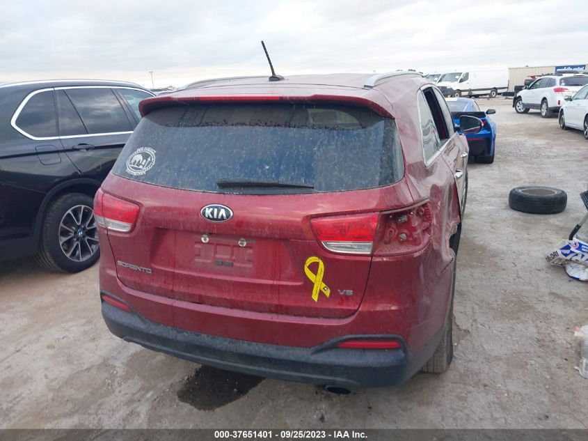 2017 KIA SORENTO LX V6 - 5XYPG4A52HG216000