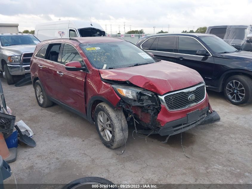 2017 KIA SORENTO LX V6 - 5XYPG4A52HG216000