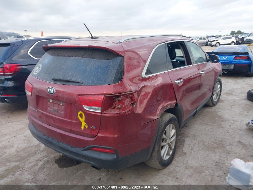 2017 KIA SORENTO LX V6 - 5XYPG4A52HG216000