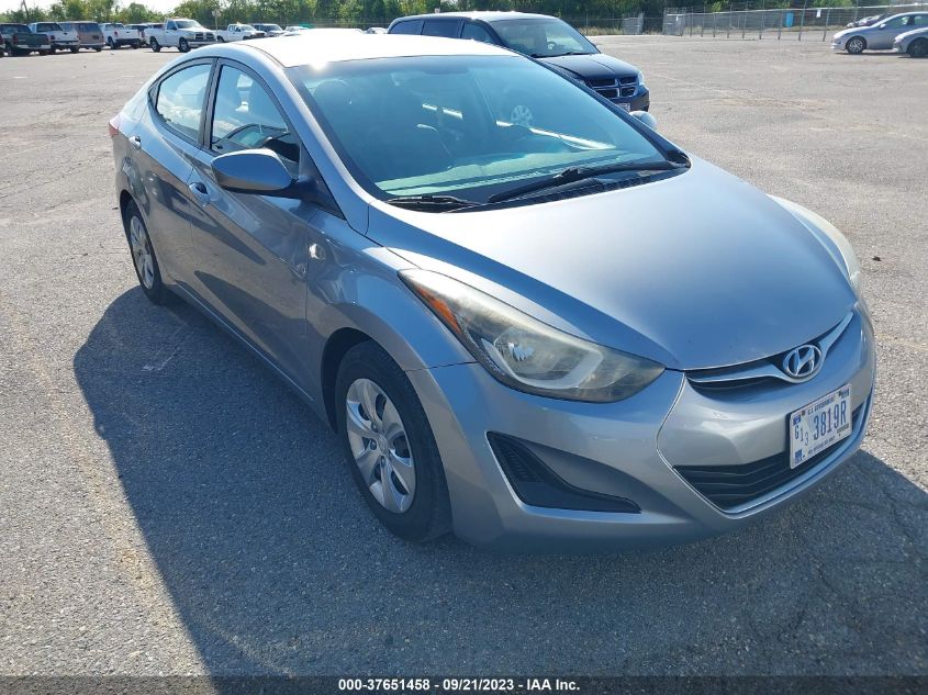 2016 HYUNDAI ELANTRA SE - 5NPDH4AE7GH710361