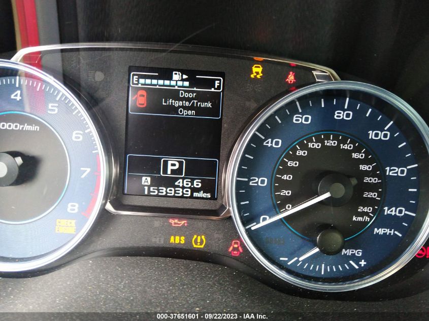 2015 SUBARU IMPREZA WAGON 2.0I SPORT LIMITED - JF1GPAV61F8209129