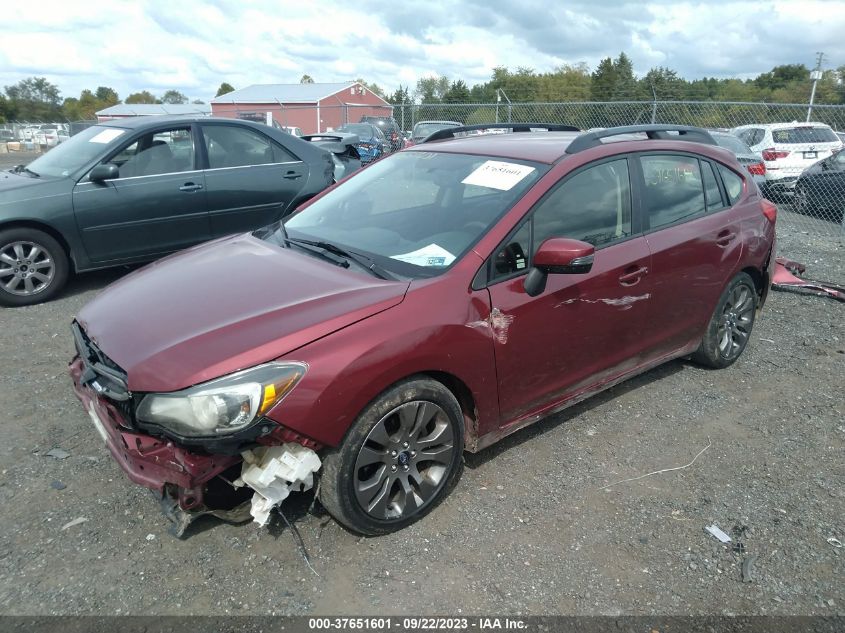 2015 SUBARU IMPREZA WAGON 2.0I SPORT LIMITED - JF1GPAV61F8209129