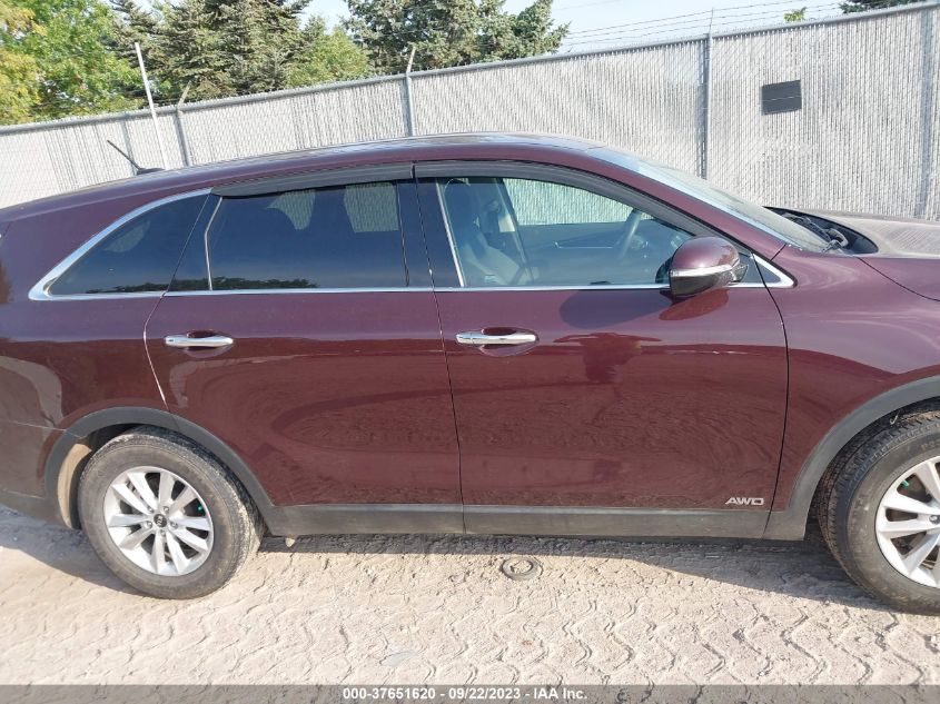 2019 KIA SORENTO LX - 5XYPGDA30KG452859