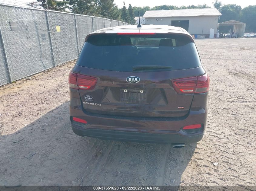 2019 KIA SORENTO LX - 5XYPGDA30KG452859