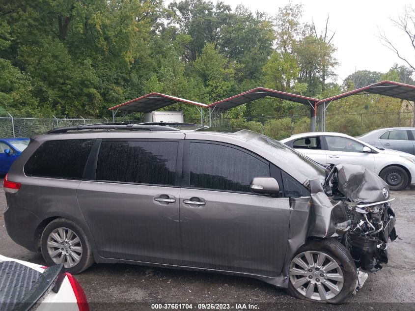 2014 TOYOTA SIENNA LTD/XLE - 5TDDK3DC5ES072446