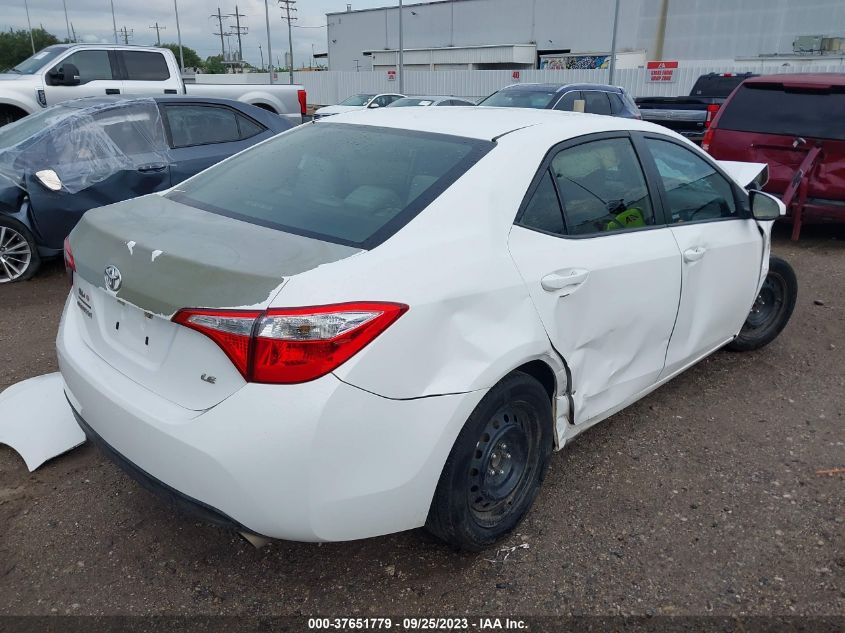 2015 TOYOTA COROLLA L/LE/S/S PLUS/LE PLUS - 5YFBURHEXFP354625