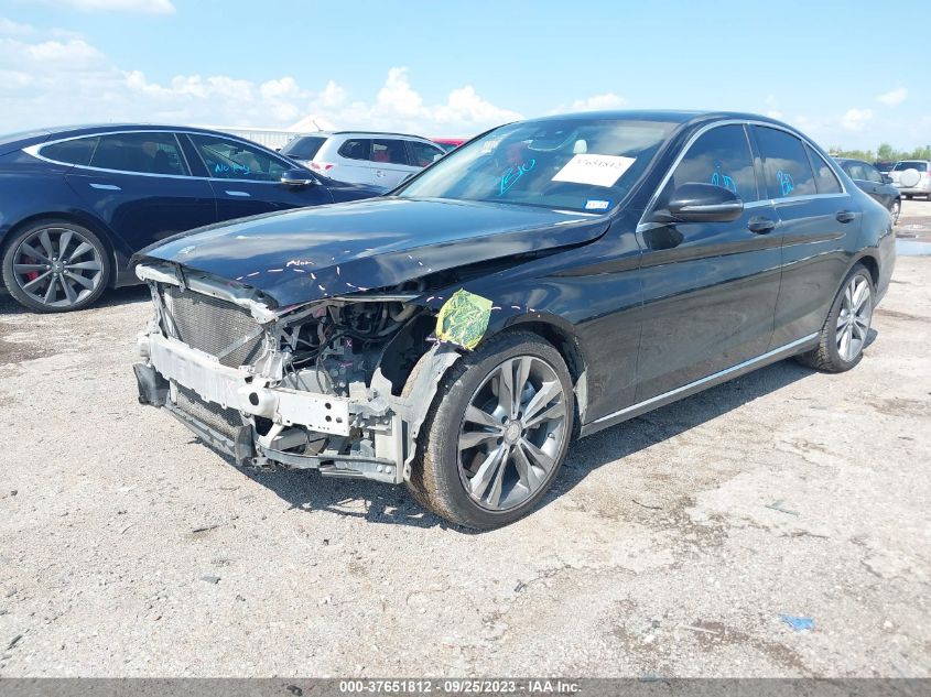 55SWF4JB8GU145779 2016 MERCEDES-BENZ C-CLASS, photo no. 2