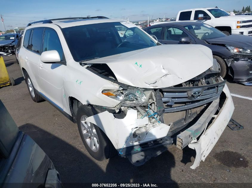 2013 TOYOTA HIGHLANDER - 5TDZK3EH6DS140381