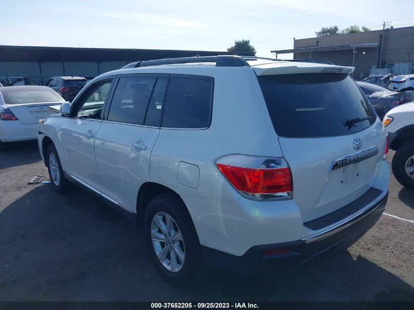 2013 TOYOTA HIGHLANDER - 5TDZK3EH6DS140381