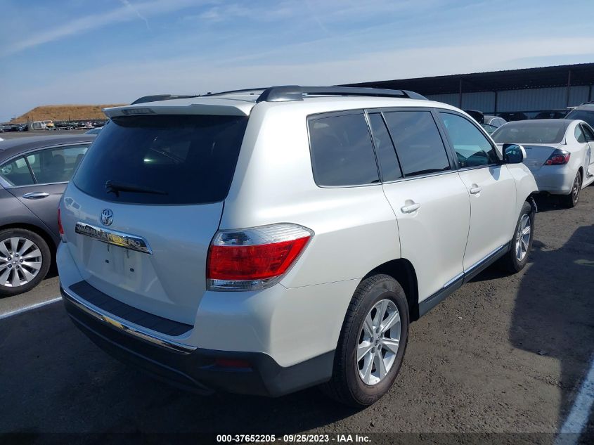 2013 TOYOTA HIGHLANDER - 5TDZK3EH6DS140381