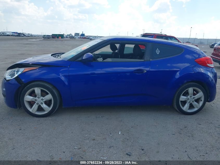 2013 HYUNDAI VELOSTER W/BLACK INT - KMHTC6AD4DU166797