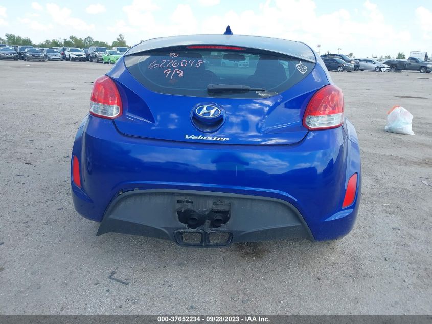 2013 HYUNDAI VELOSTER W/BLACK INT - KMHTC6AD4DU166797