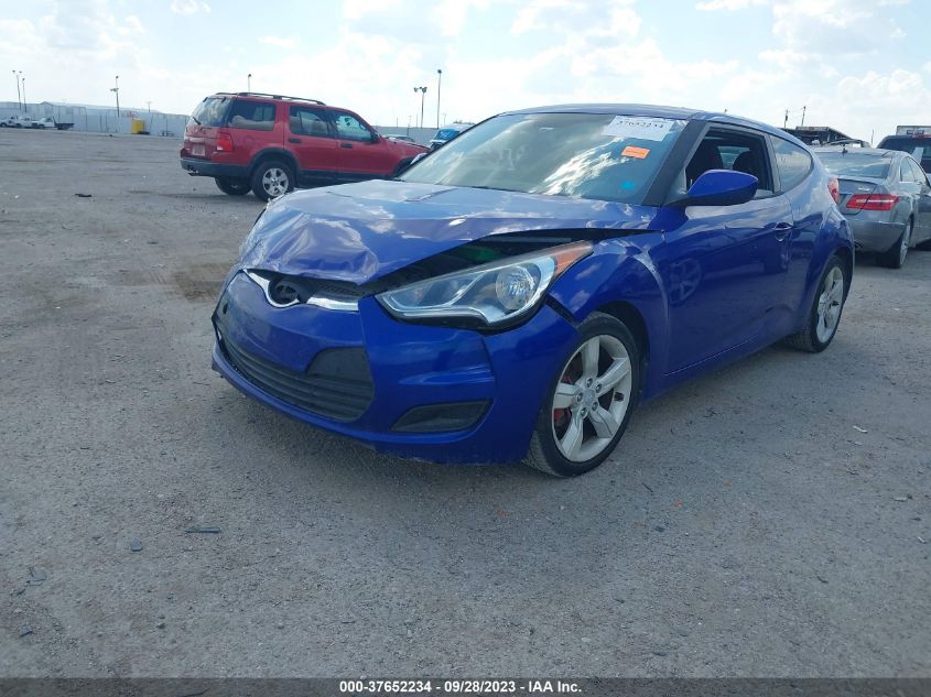 2013 HYUNDAI VELOSTER W/BLACK INT - KMHTC6AD4DU166797