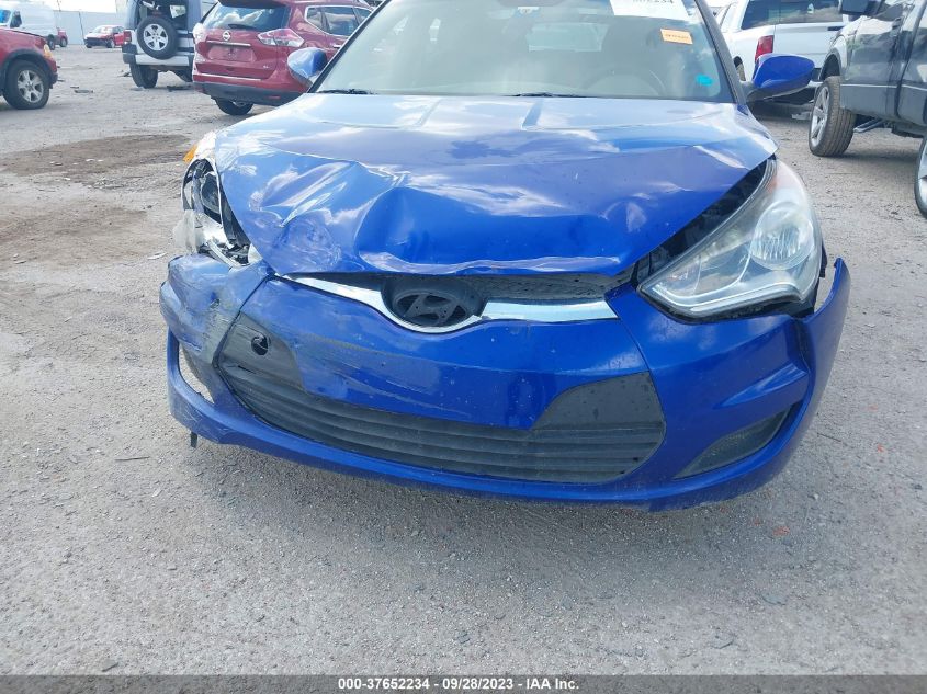 2013 HYUNDAI VELOSTER W/BLACK INT - KMHTC6AD4DU166797