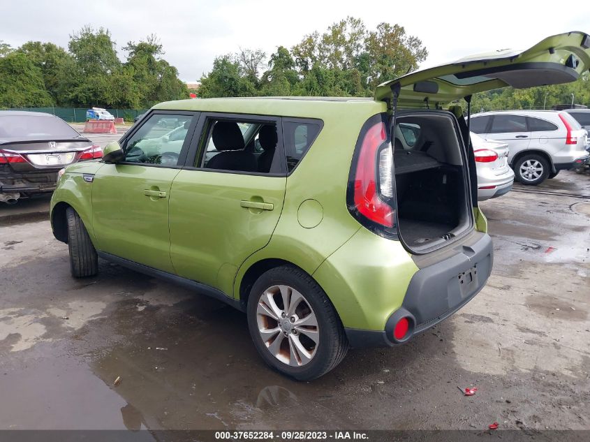 2015 KIA SOUL + - KNDJP3A54F7759309