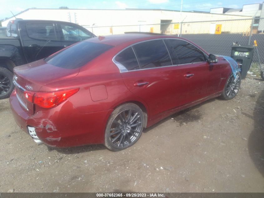 2016 INFINITI Q50 3.0T RED SPORT 400 - JN1FV7AR1GM452188