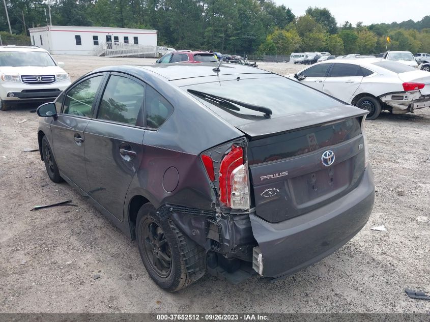 2013 TOYOTA PRIUS ONE/TWO/THREE/FOUR/FIVE - JTDKN3DU4D1662303