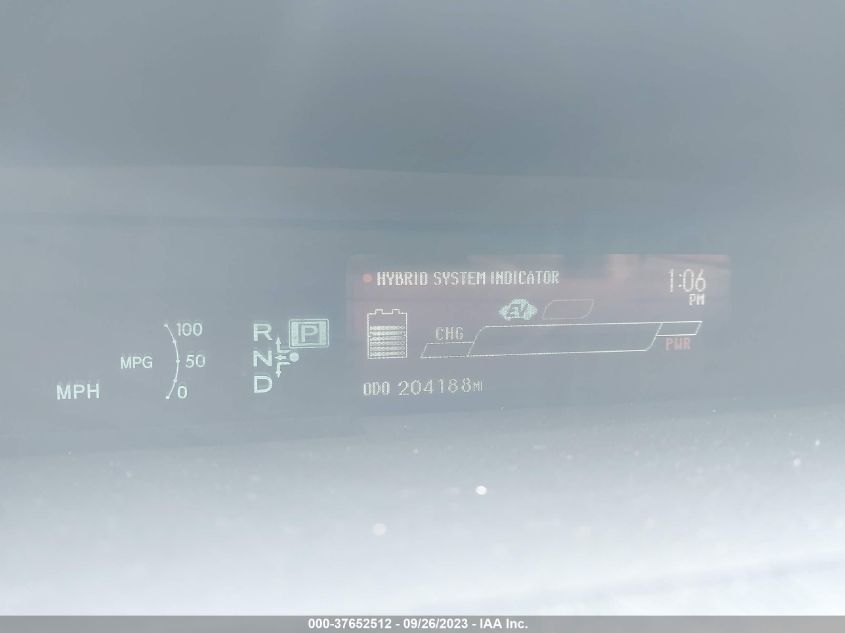 2013 TOYOTA PRIUS ONE/TWO/THREE/FOUR/FIVE - JTDKN3DU4D1662303