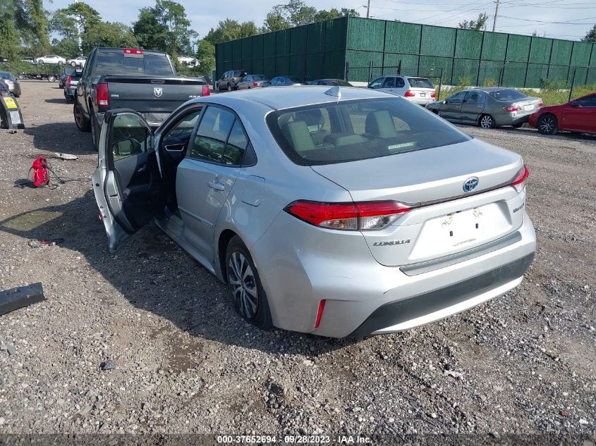 2021 TOYOTA COROLLA HYBRID LE - JTDEAMDE7MJ028748