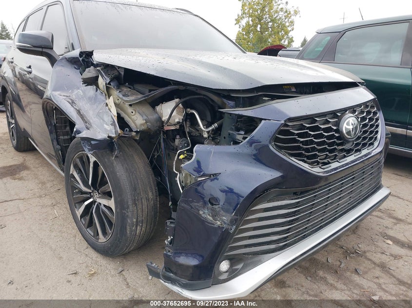 VIN 5TDLZRBH0MS062219 2021 TOYOTA HIGHLANDER XSE