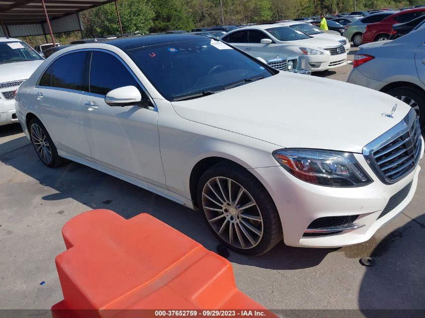 VIN WDDUG8FB0FA164779 2015 MERCEDES-BENZ S-CLASS no.1